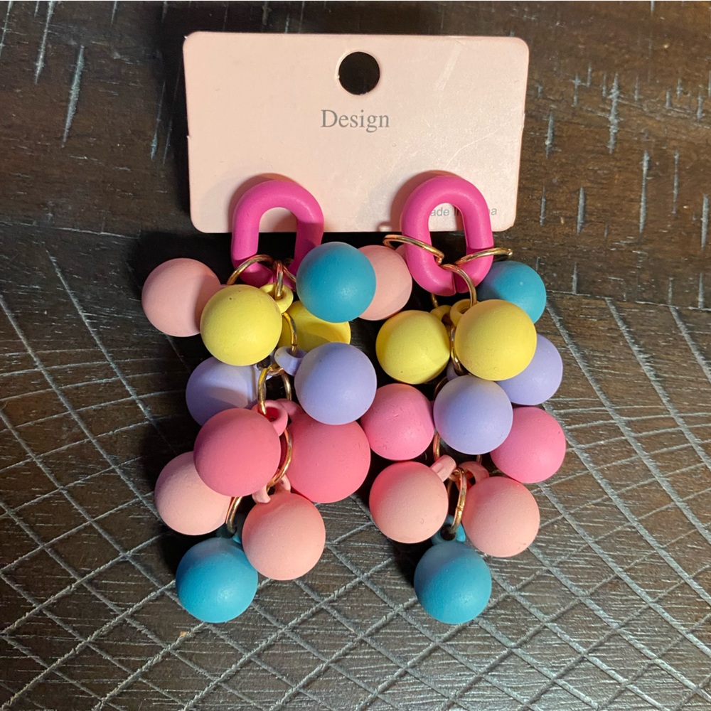 Pastel Balls Earrings